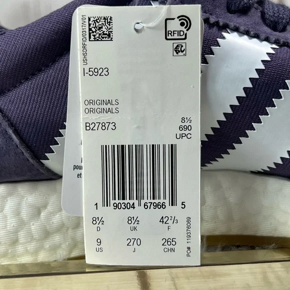 New Adidas Originals I-5923 Trace Purple Sneakers - Picture 11 of 11